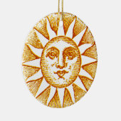 ヴィンテージチャーム：神秘的なサンエレガンス セラミックオーナメント (右)