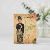 ヴィンテージチャーリーフランスのチャプラインカルテポストエール ポストカード (スタンド正面)