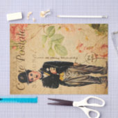 ヴィンテージチャーリーフランスのチャプラインカルテポストエール 薄葉紙 (クラフト)