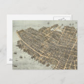 ヴィンテージチャールストンの絵図(1872) ポストカード (正面/裏面)