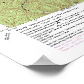 ヴィンテージチャールストンウェストバージニア地形図 ポスター (角)