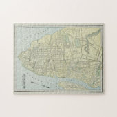 ヴィンテージチャールストンSCの地図(1901) ジグソーパズル (横)