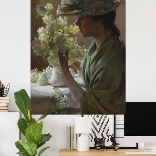 ヴィンテージチャールズコートニーカーランレディとブク ポスター (ホームオフィス)