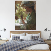 ヴィンテージチャールズコートニーカーランレディとブーケ キャンバスプリント (インサイチュ (寝室))