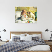 ヴィンテージチャールズバートン理容師サスペンス キャンバスプリント (インサイチュ (寝室))