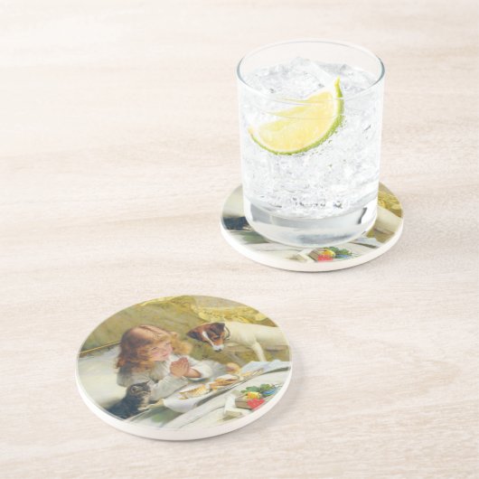 ヴィンテージチャールズバートン理容師サスペンス コースター (側面)