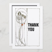 ヴィンテージチャールズレンニーマッキントシュ サンキューカード (正面/裏面)