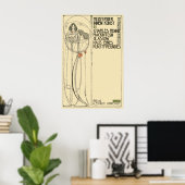 ヴィンテージチャールズレンニーマッキントッシュテンプレート ポスター (ホームオフィス)