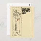 ヴィンテージチャールズレンニーマッキントッシュテンプレート ポストカード (正面/裏面)