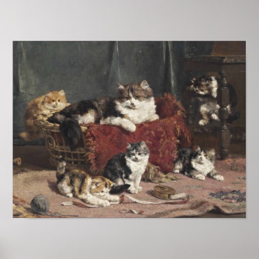 ヴィンテージチャールズヴァンデンアイケンプレイタイム ポスター (正面)