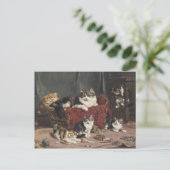 ヴィンテージチャールズ·ヴァン·デン·アイケン·プレイタイム ポストカード (スタンド正面)