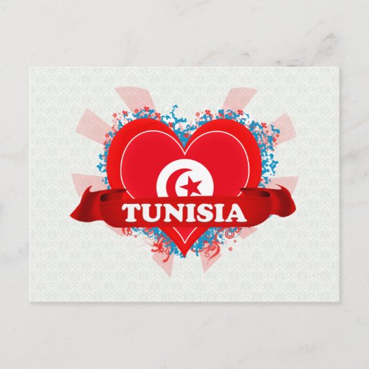 ヴィンテージチュニジア大好き ポストカード (正面)