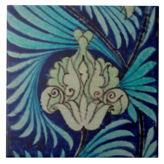 ヴィンテージチューダーバラバイウィリアム・デ・モーガン タイル (正面)