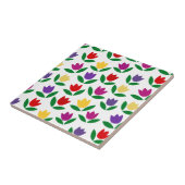 ヴィンテージチューリカラフルップ花模様 タイル (側面)