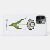 ヴィンテージチューリップの荷札 Case-Mate iPhoneケース (裏面(横))