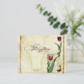 ヴィンテージチューリップエンジェルウィングステンド披露宴 招待状 (スタンド正面)