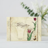 ヴィンテージチューリップエンジェルウィングステンド披露宴 招待状 (スタンド正面)