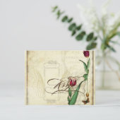 ヴィンテージチューリップエンジェルウィングスワールティーステンドsvp 出欠カード (スタンド正面)