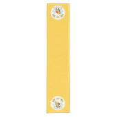 ヴィンテージチューリップテーブルランナー ショートテーブルランナー (正面)