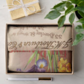 ヴィンテージチューリップフラワーシードパック 薄葉紙 (ギフト)