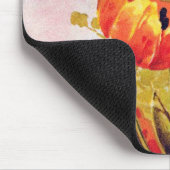 ヴィンテージチューリップマウスパッド マウスパッド (コーナー)