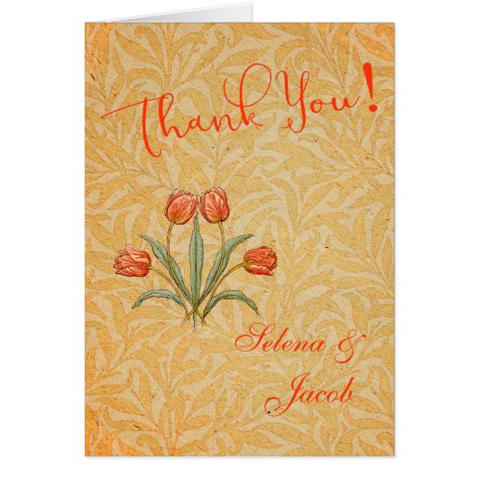 ヴィンテージチューリップモリス絵画ズコレクション (正面)