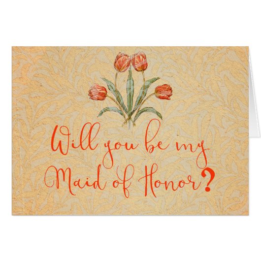 ヴィンテージチューリップモリス絵画ズコレクション (正面横)