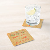 ヴィンテージチューリップモリス絵画ズコレクション スクエアペーパーコースター (インサイチュ)