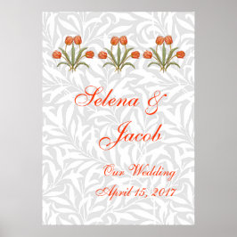 ヴィンテージチューリップモリス絵画ズコレクション ポスター