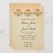 ヴィンテージチューリップモリス絵画ズコレクション 招待状 (正面/裏面)