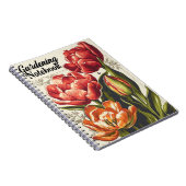 ヴィンテージチューリップ園芸 ノートブック (右側)