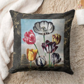 ヴィンテージチューリップ – テンプルオブフローラボタニカル クッション (ブランケット)
