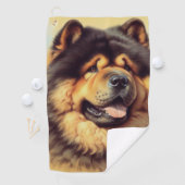 ヴィンテージチョウ絵画ス ゴルフタオル (インサイチュ)