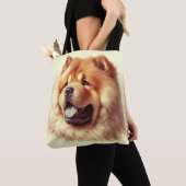 ヴィンテージチョウ絵画ス トートバッグ (クローズアップ)