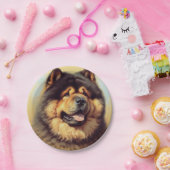 ヴィンテージチョウ絵画ス ペーパープレート (パーティー)