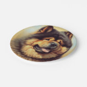 ヴィンテージチョウ絵画ス ペーパープレート (アングル)