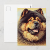 ヴィンテージチョウ絵画ス ポストカード (正面/裏面)