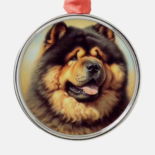 ヴィンテージチョウ絵画ス メタルオーナメント (正面)