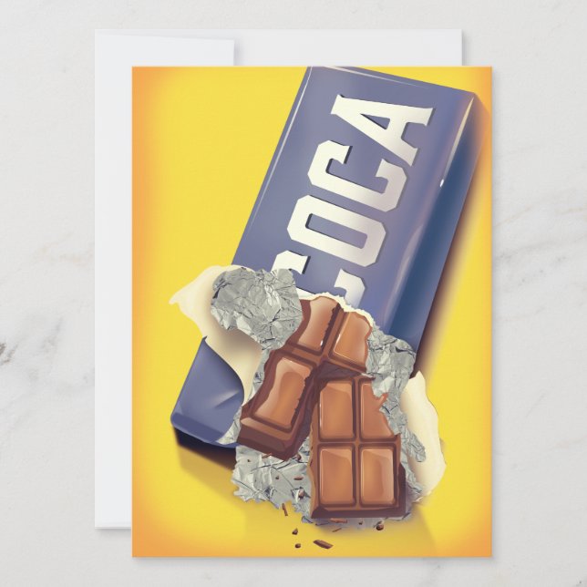 ヴィンテージチョコレートバー商業 (正面)