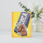 ヴィンテージチョコレートバー商業 ポストカード (スタンド正面)