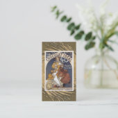 ヴィンテージチョコレート名刺 名刺 (スタンド正面)