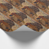 ヴィンテージチョコレート実験室の狩り ラッピングペーパー (角)