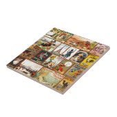 ヴィンテージチョコレート広告 タイル (側面)