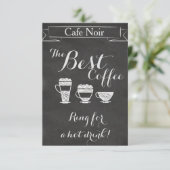 ヴィンテージチョーエレガントクカフェパブバーフライヤー 招待状 (スタンド正面)