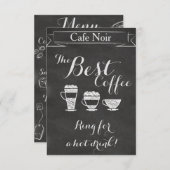 ヴィンテージチョーエレガントクカフェパブバーフライヤー 招待状 (正面/裏面)