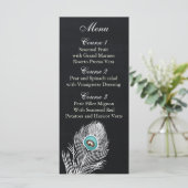 ヴィンテージチョーク結婚ボードの名刺 メニュー (スタンド正面)