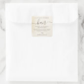 ヴィンテージチョーク絵を描ヘアトリートメント手作りマスク スクエアシール (バッグ)