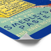 ヴィンテージチリキュア！Smedley's Chillie Paste c 1901 ポスター (角)