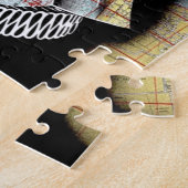 ヴィンテージチリサンティアゴトラベル ジグソーパズル (側面)