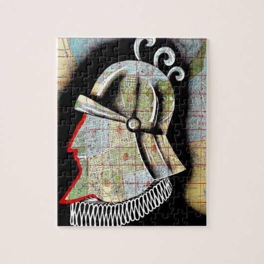 ヴィンテージチリサンティアゴトラベル ジグソーパズル (縦)